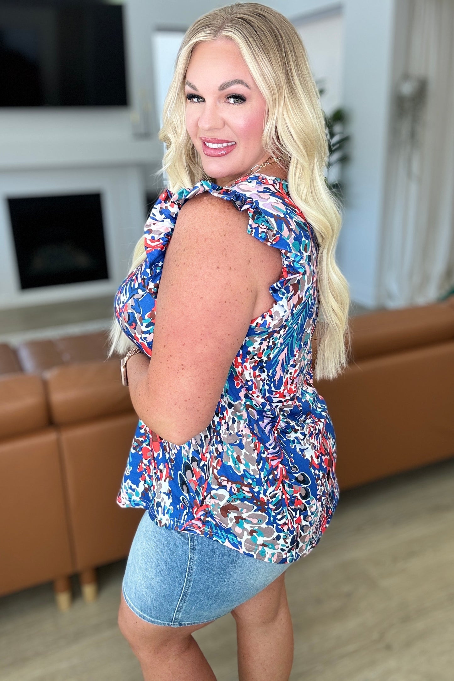 Do More Flutter Sleeve Top - One Eleven North