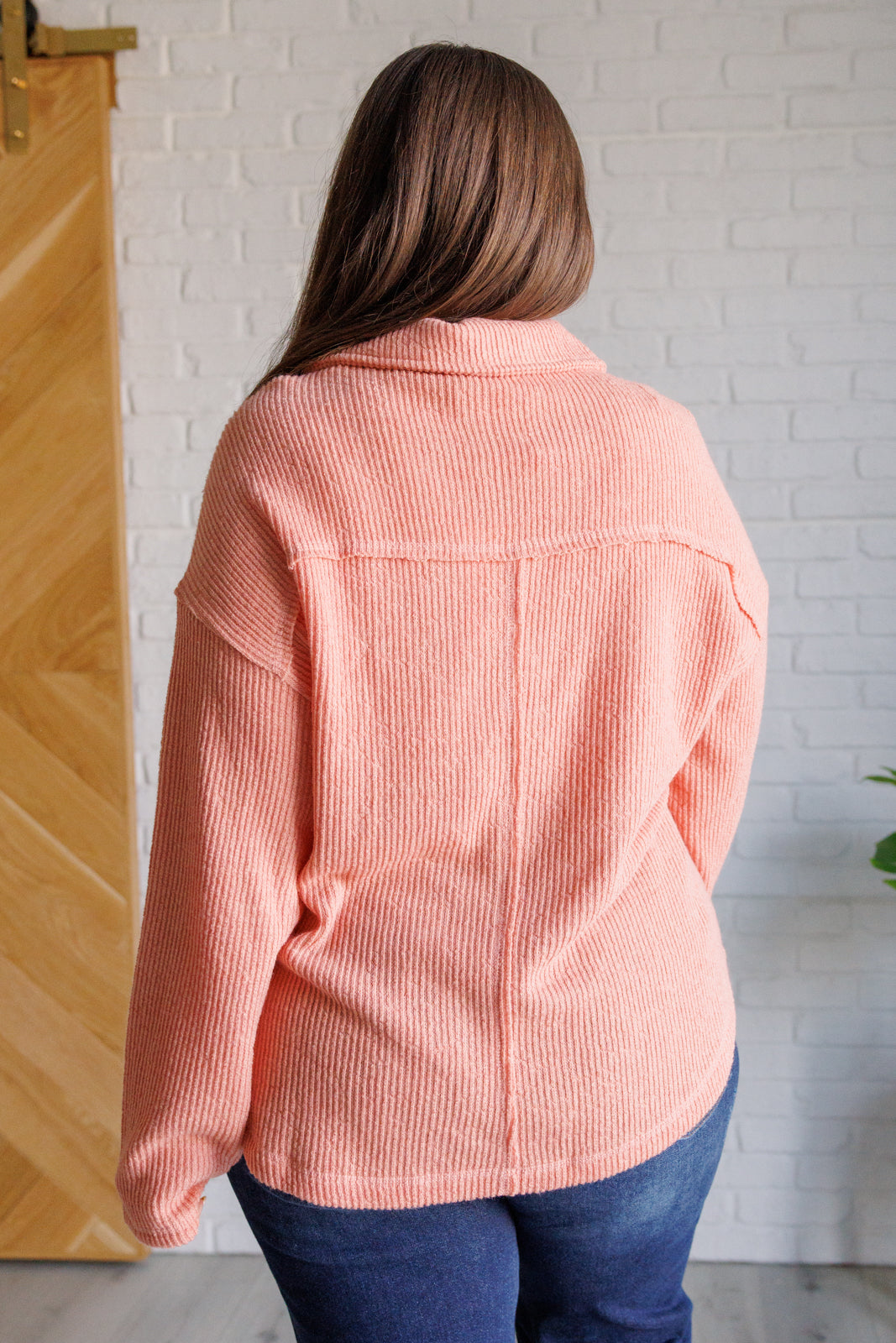 If You Want Forever Ribbed Knit Pullover - Very J
