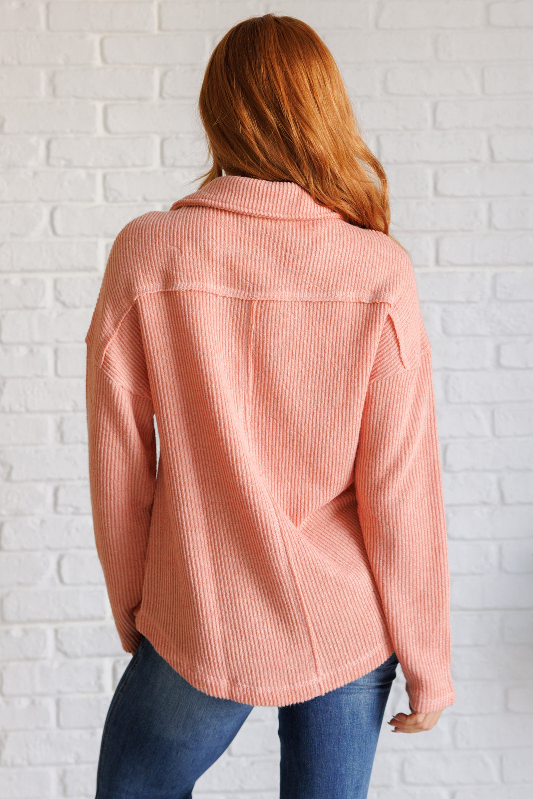 If You Want Forever Ribbed Knit Pullover - Very J