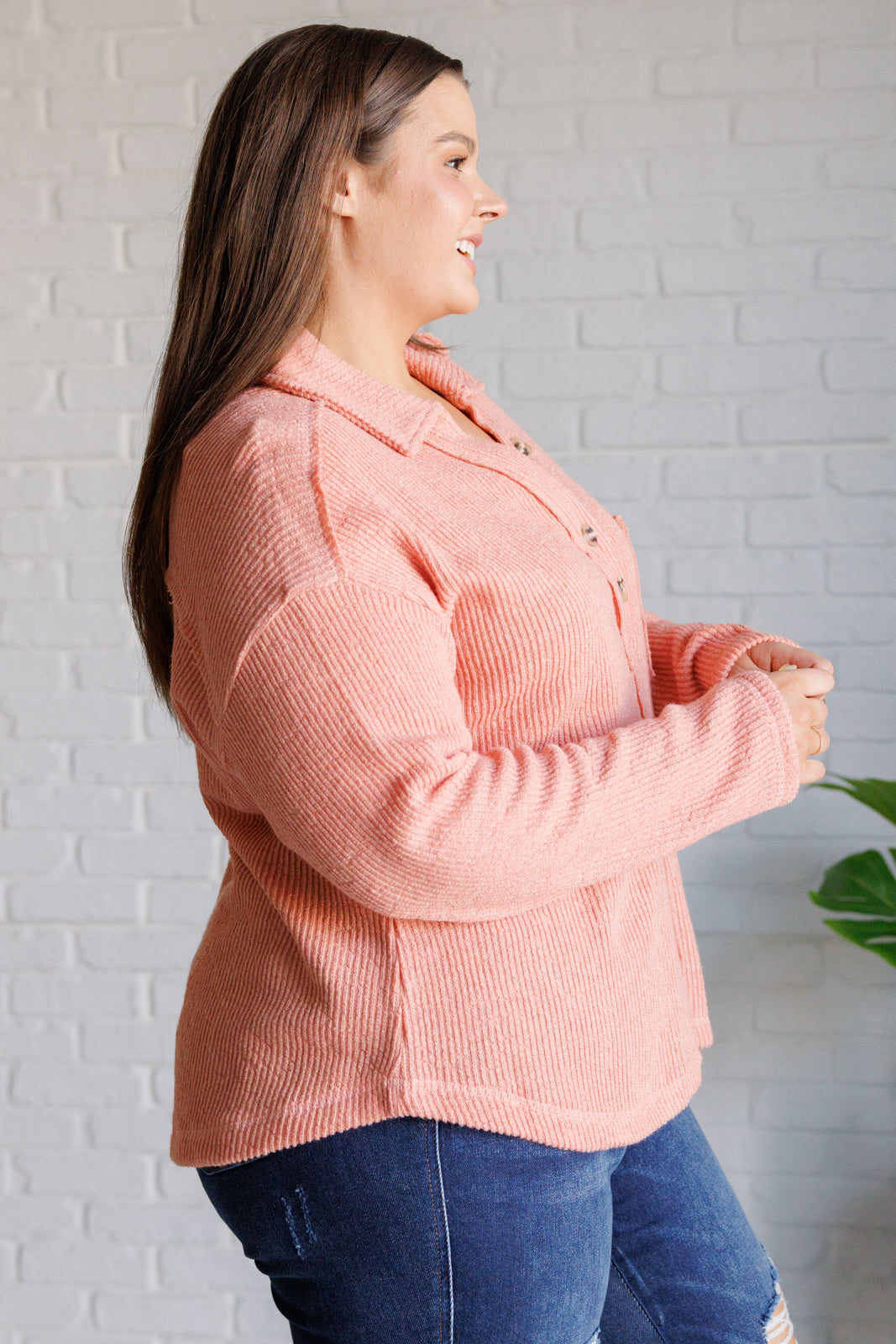 If You Want Forever Ribbed Knit Pullover - Very J