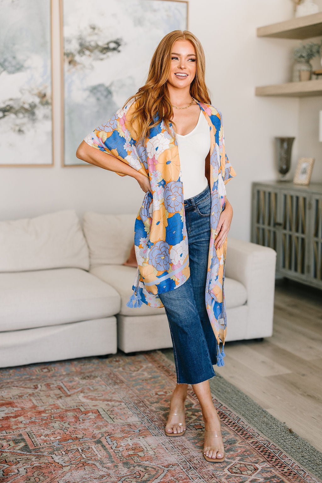Hayes High Rise Wide Leg Crop Jeans - Judy Blue