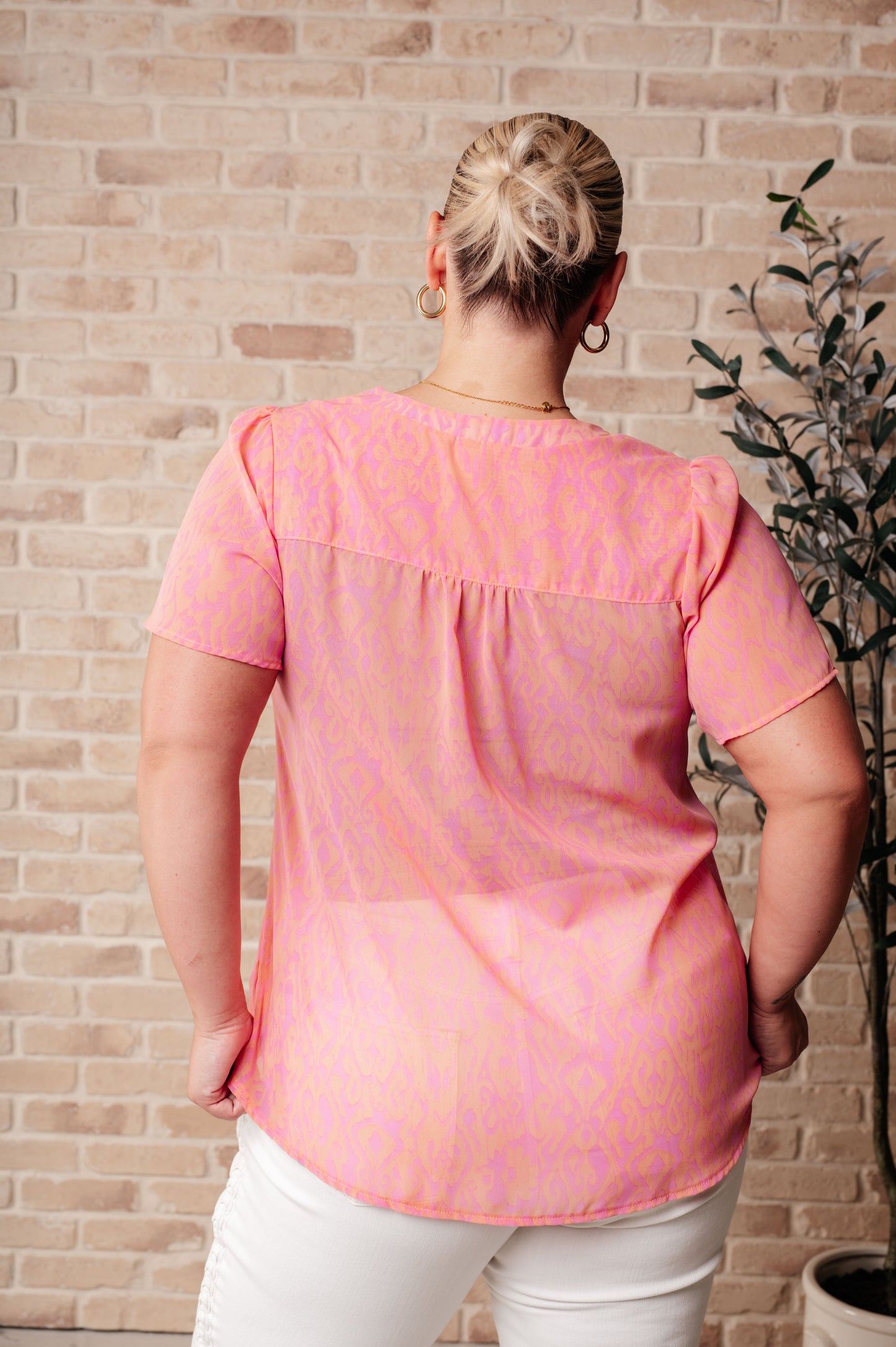 Let Me See You Do It Shawl Neckline Blouse - Like Love