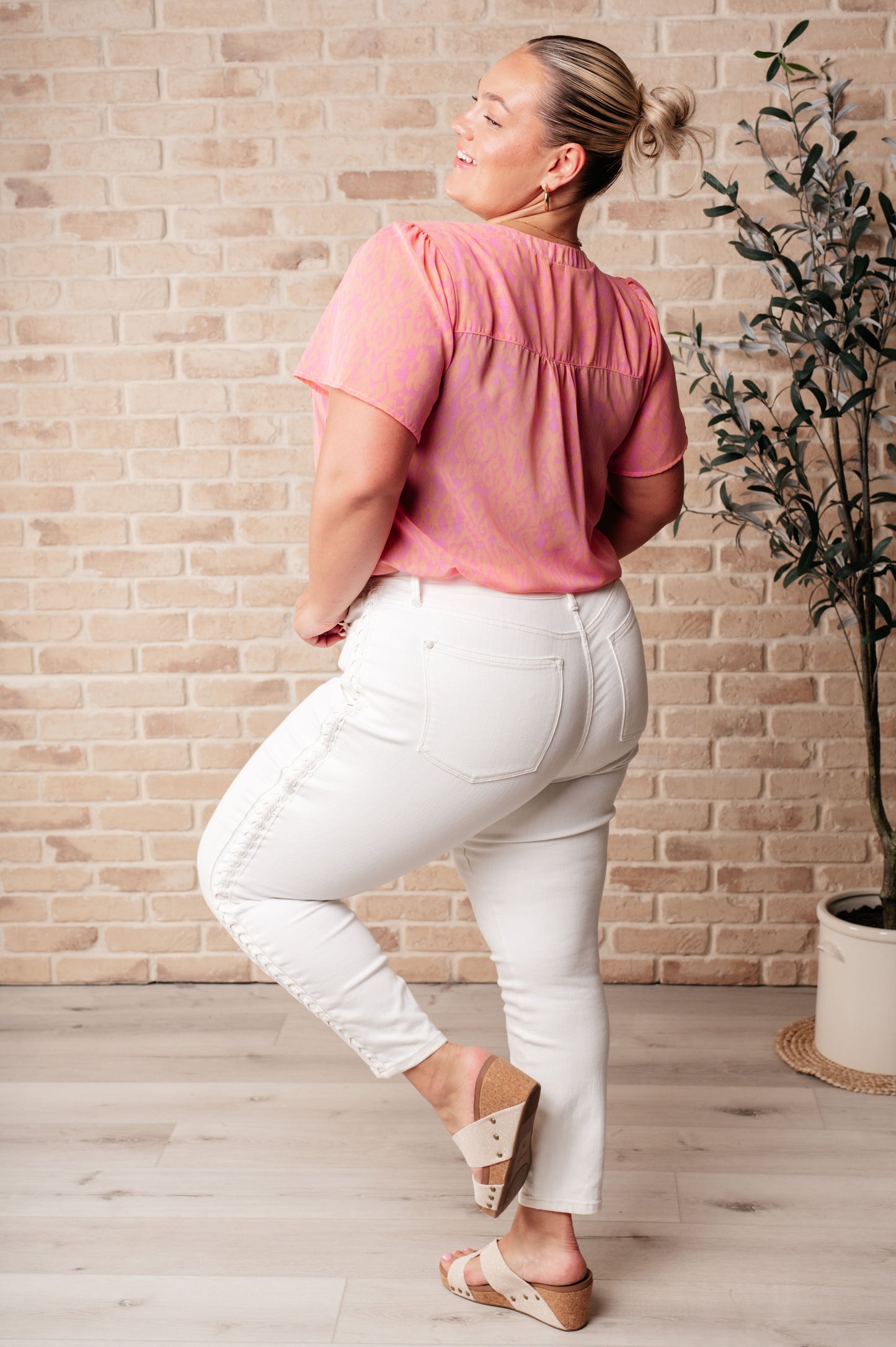 Let Me See You Do It Shawl Neckline Blouse - Like Love