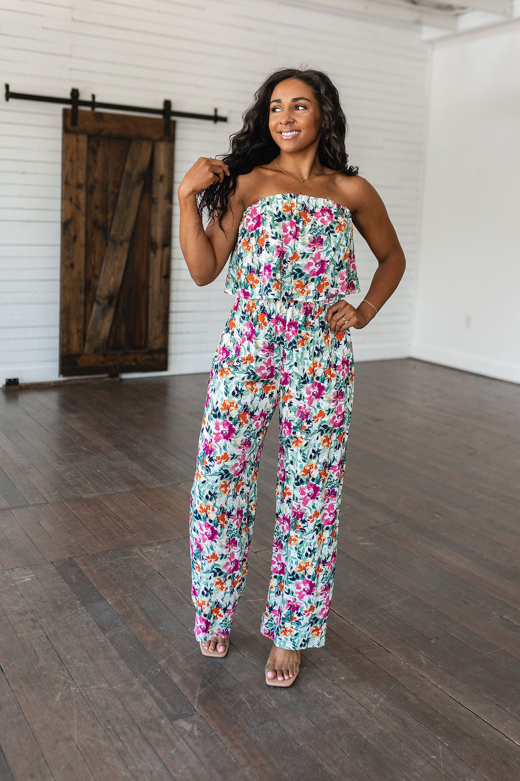 Life of the Party Floral Jumpsuit in Green - Andree By Unit