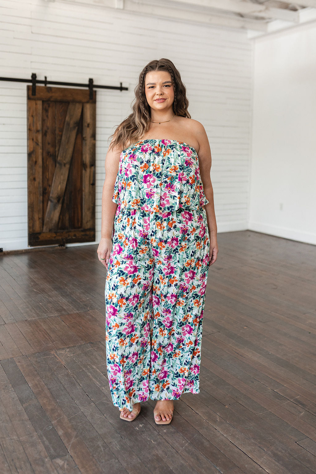 Life of the Party Floral Jumpsuit in Green - Andree By Unit