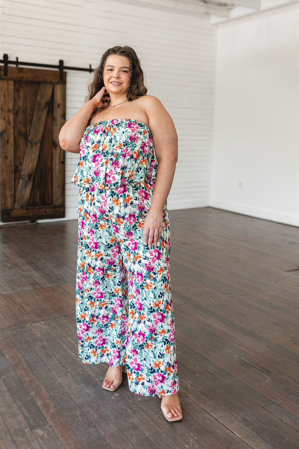 Life of the Party Floral Jumpsuit in Green - Andree By Unit