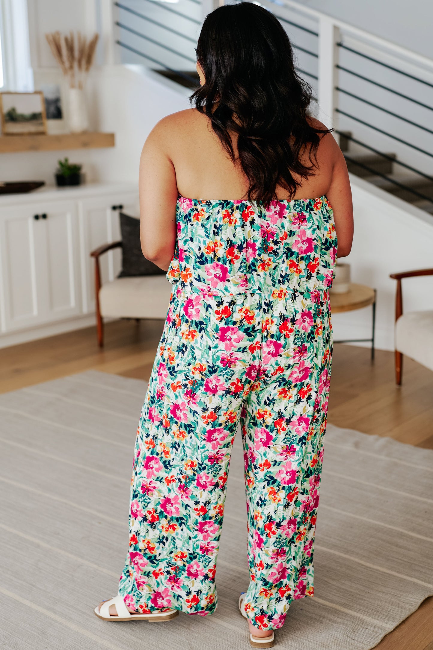 Life of the Party Floral Jumpsuit in Green - Andree By Unit