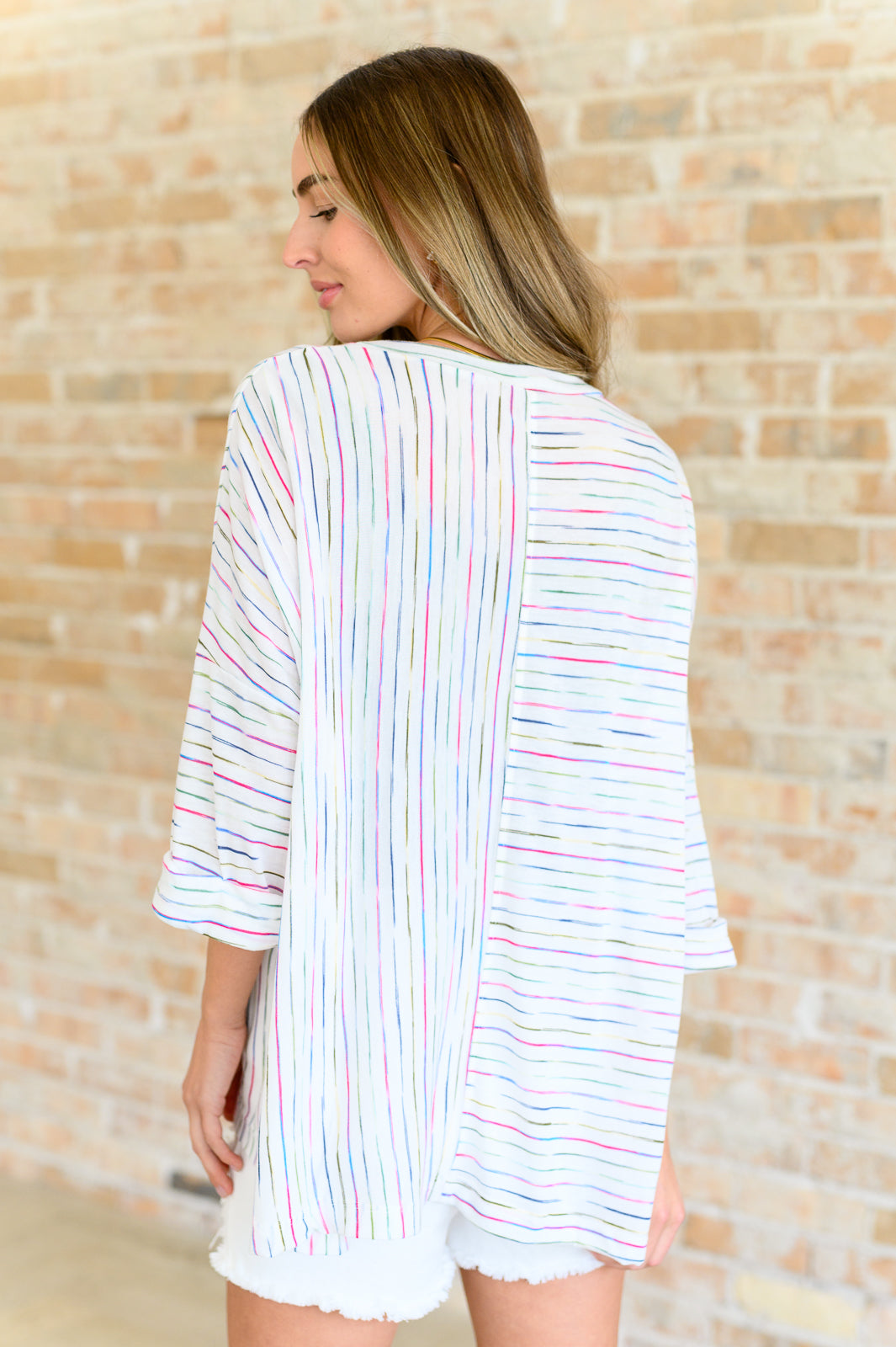Love The Passion Drop Shoulder Top - White Birch