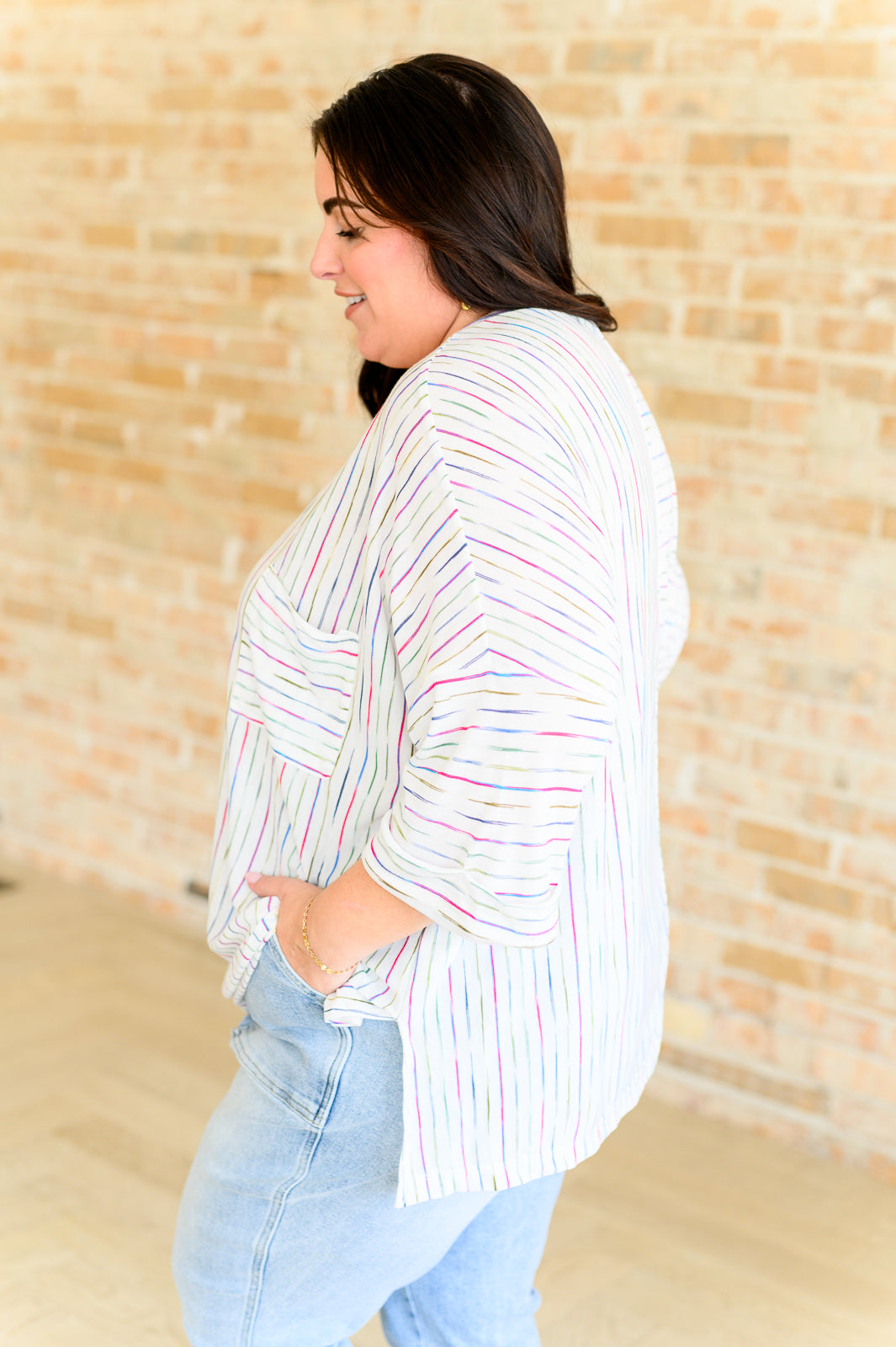 Love The Passion Drop Shoulder Top - White Birch