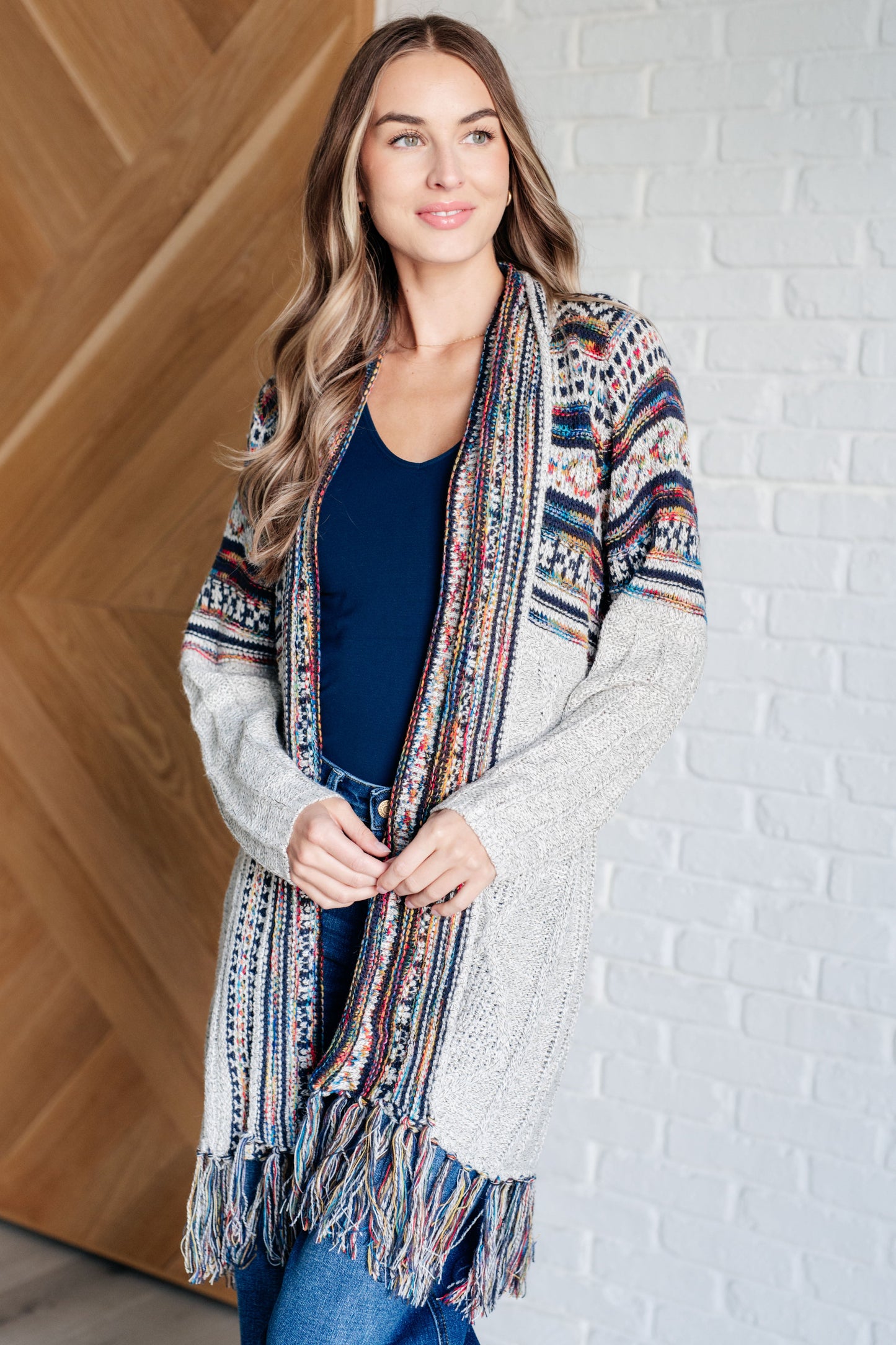 Oh So Lucky Fringe Cardigan - Haptics