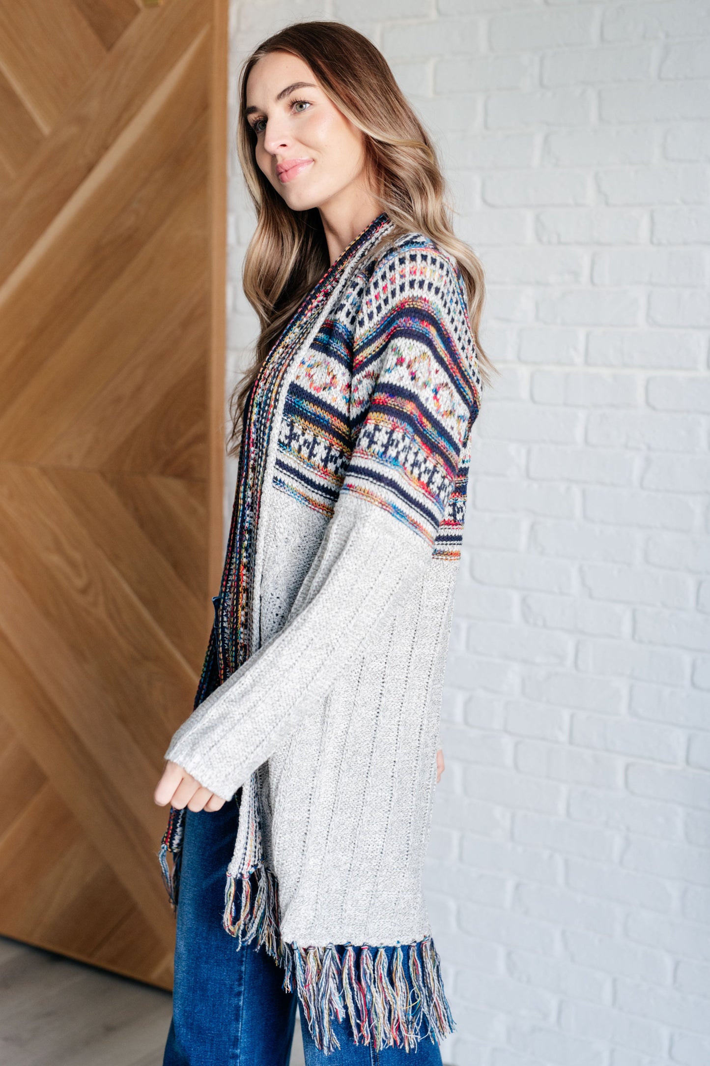 Oh So Lucky Fringe Cardigan - Haptics