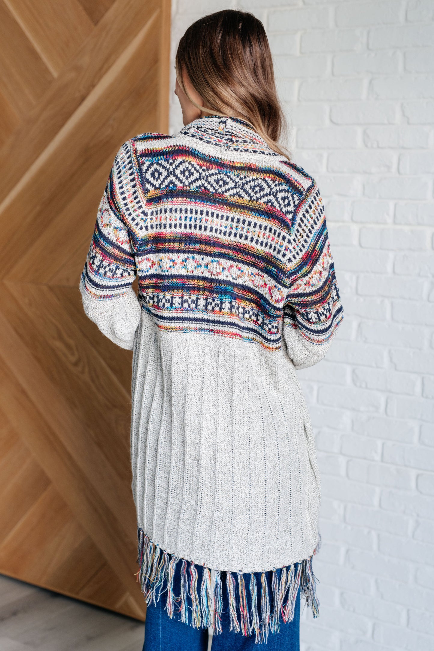 Oh So Lucky Fringe Cardigan - Haptics