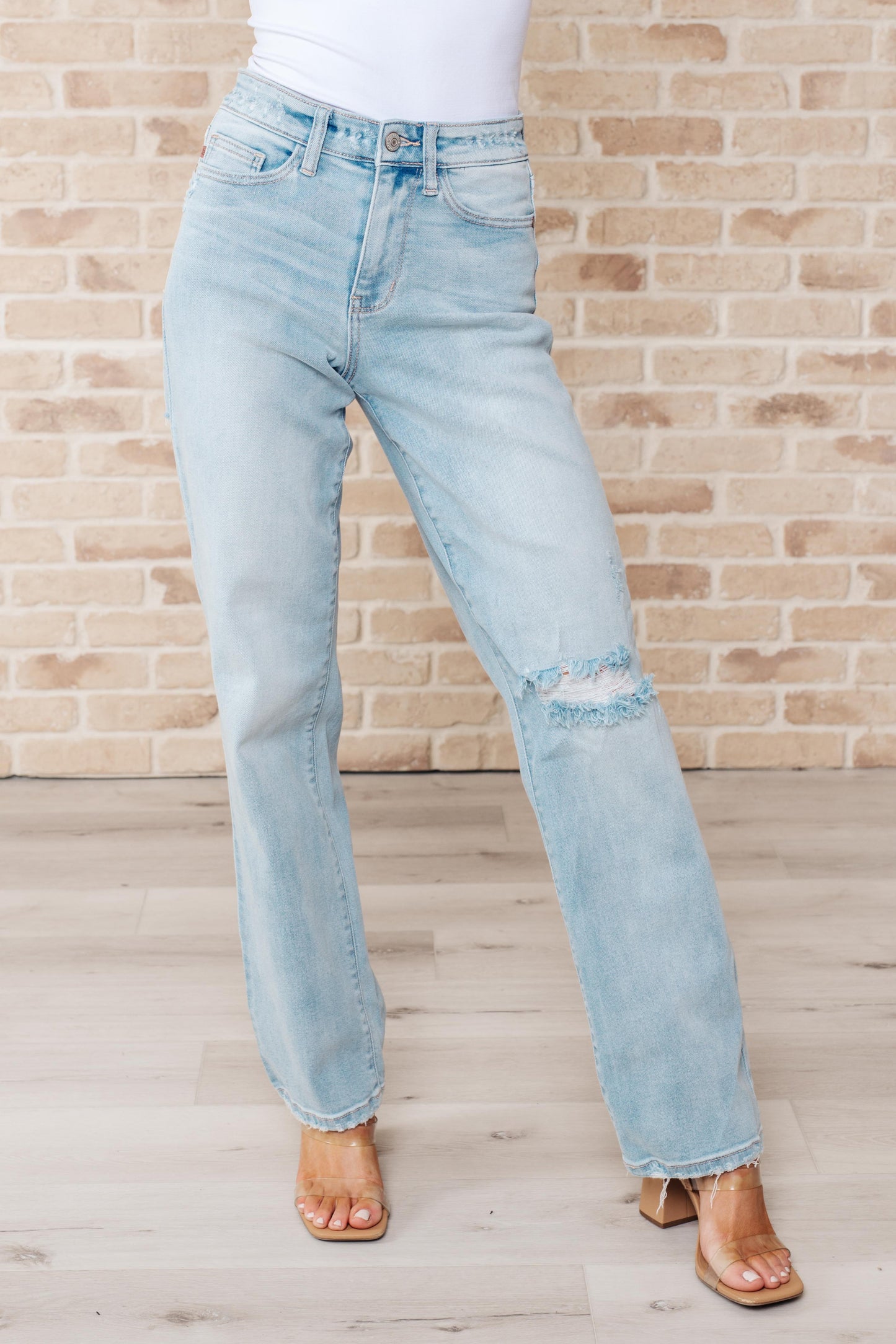 Parker High Rise 90's Straight Jeans - Judy Blue