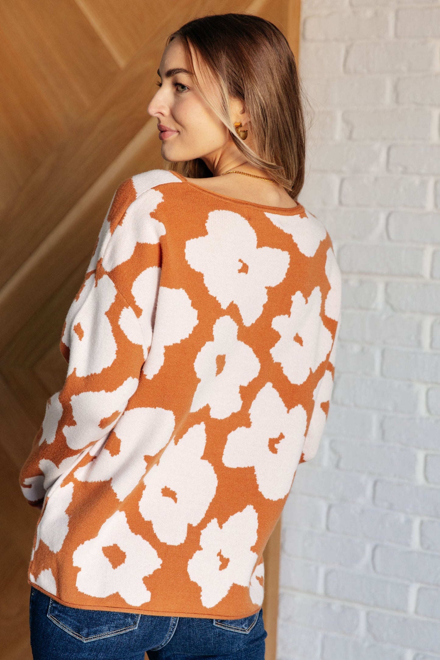 Patches of Flowers Floral Sweater - One Eleven North