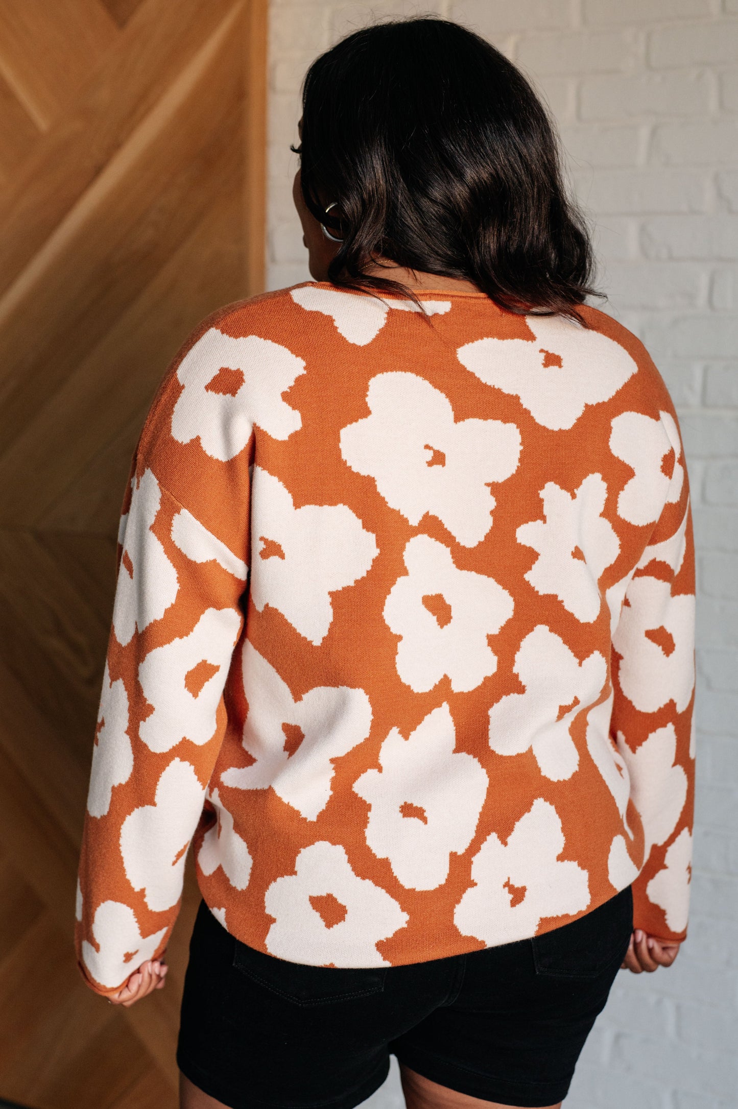 Patches of Flowers Floral Sweater - One Eleven North