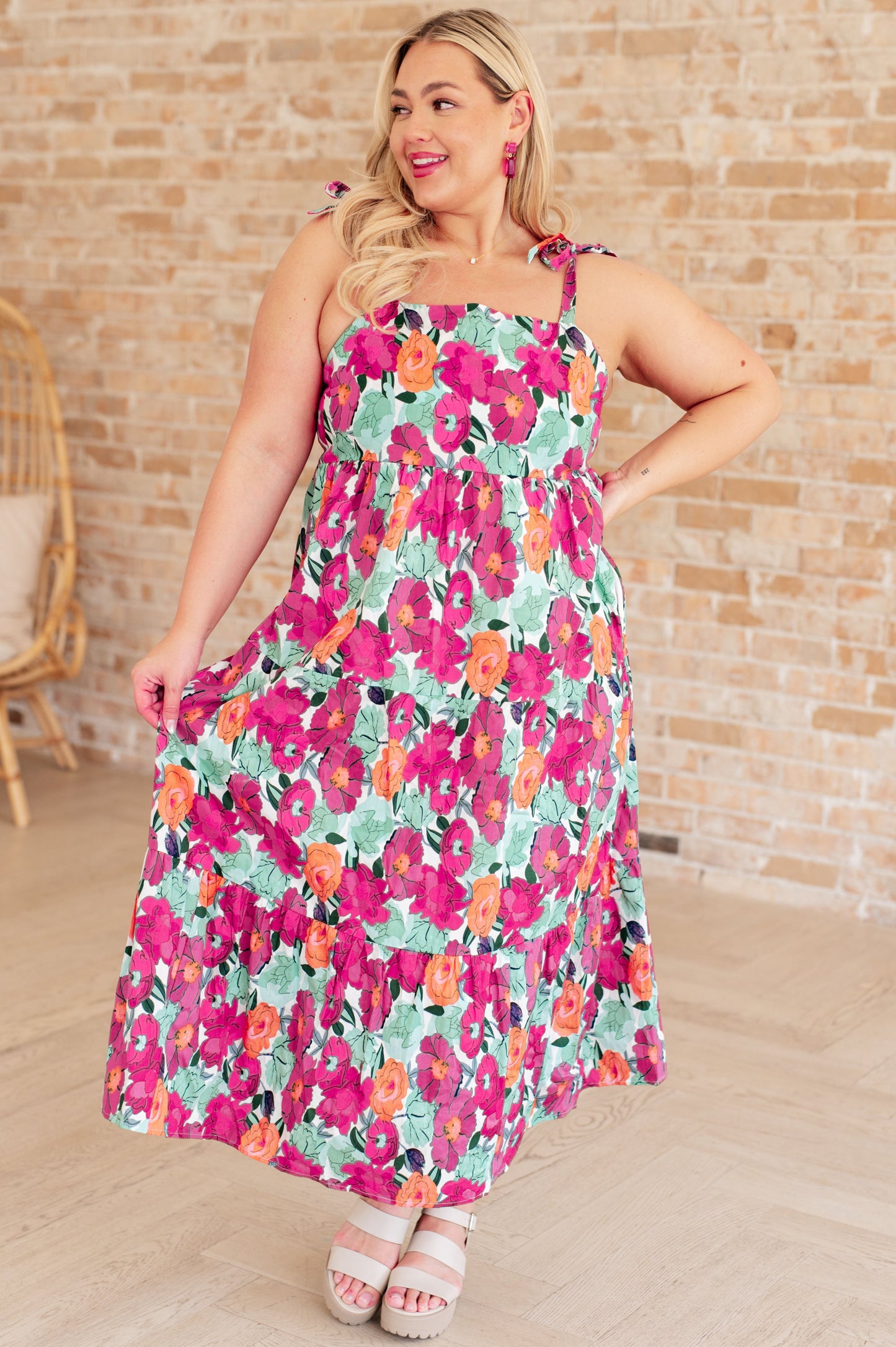 Such a Lover Girl Tiered Dress - Polagram