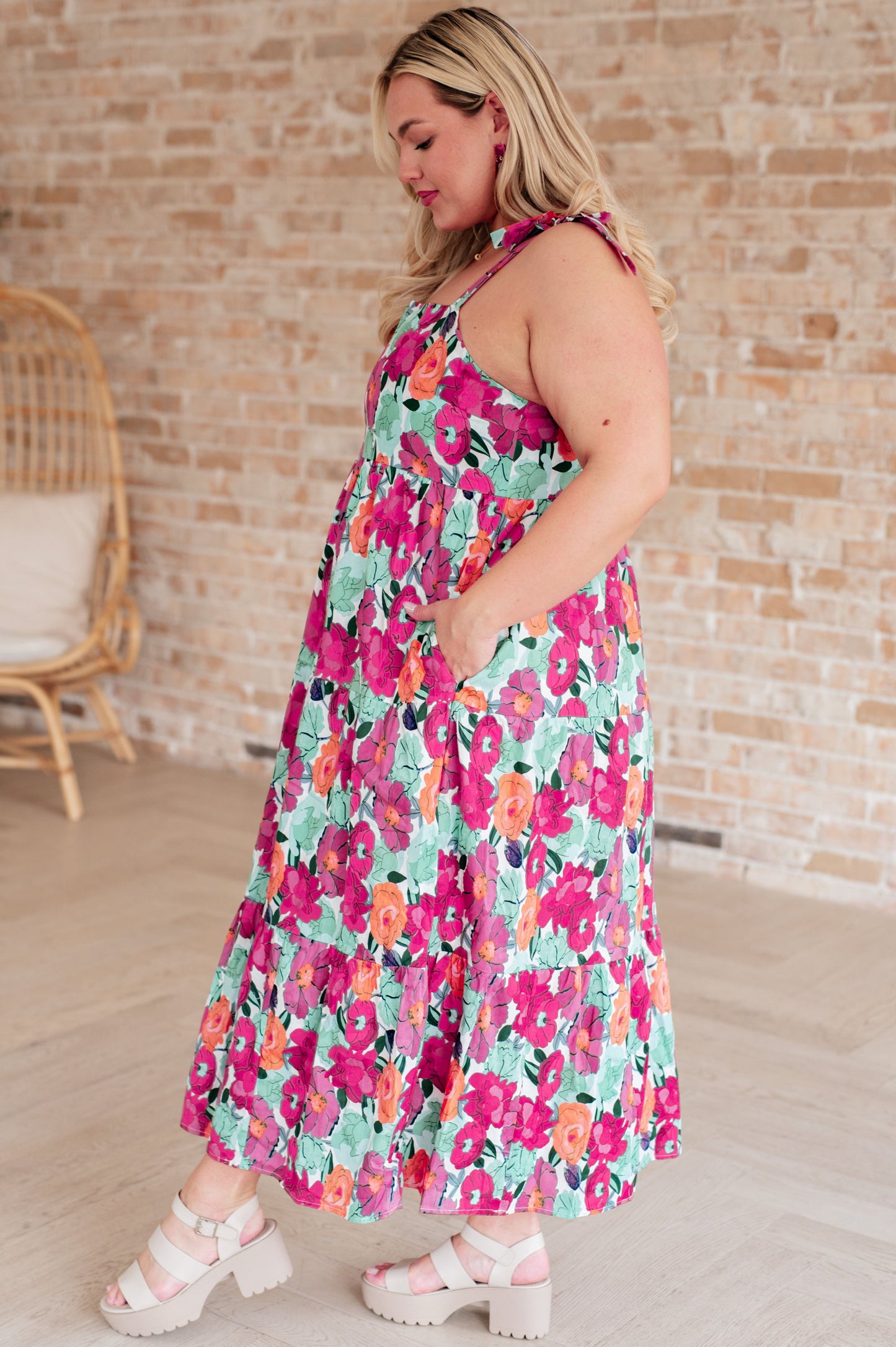 Such a Lover Girl Tiered Dress - Polagram