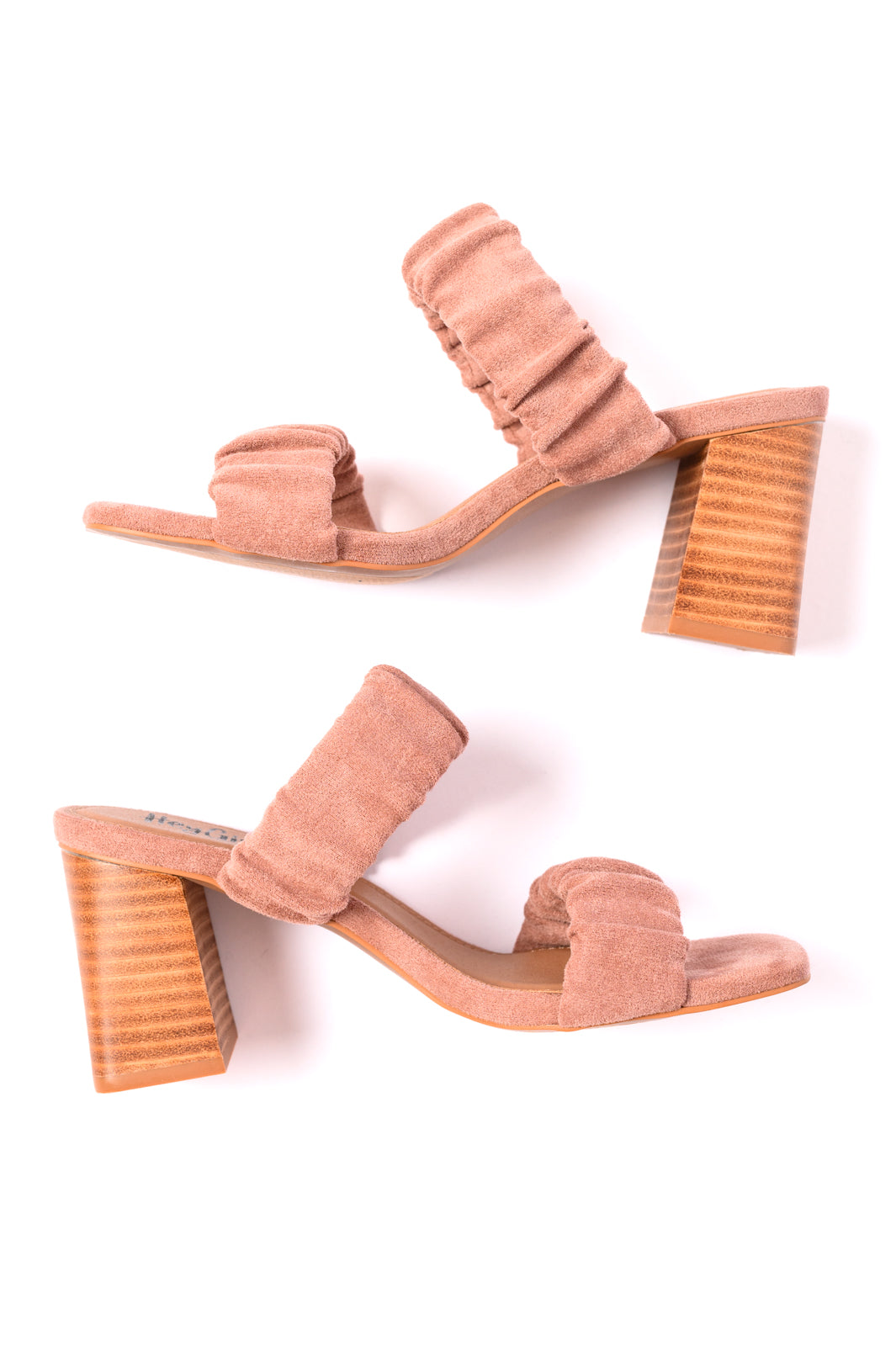 Tropic Like it's Hot Heels in Blush Suede - Corkys