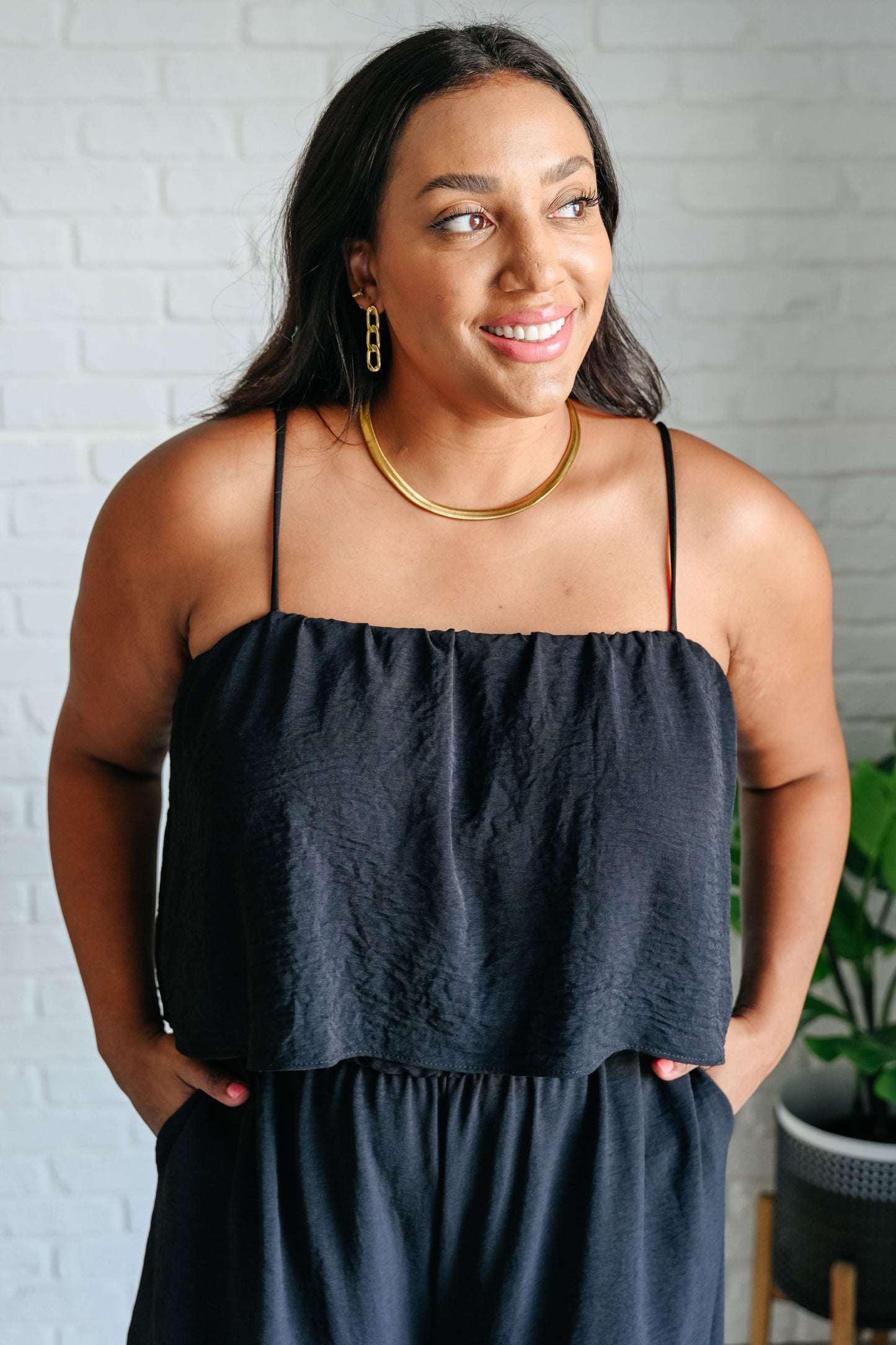 When All is Said and Done Spaghetti Strap Jumpsuit - Sew In Love