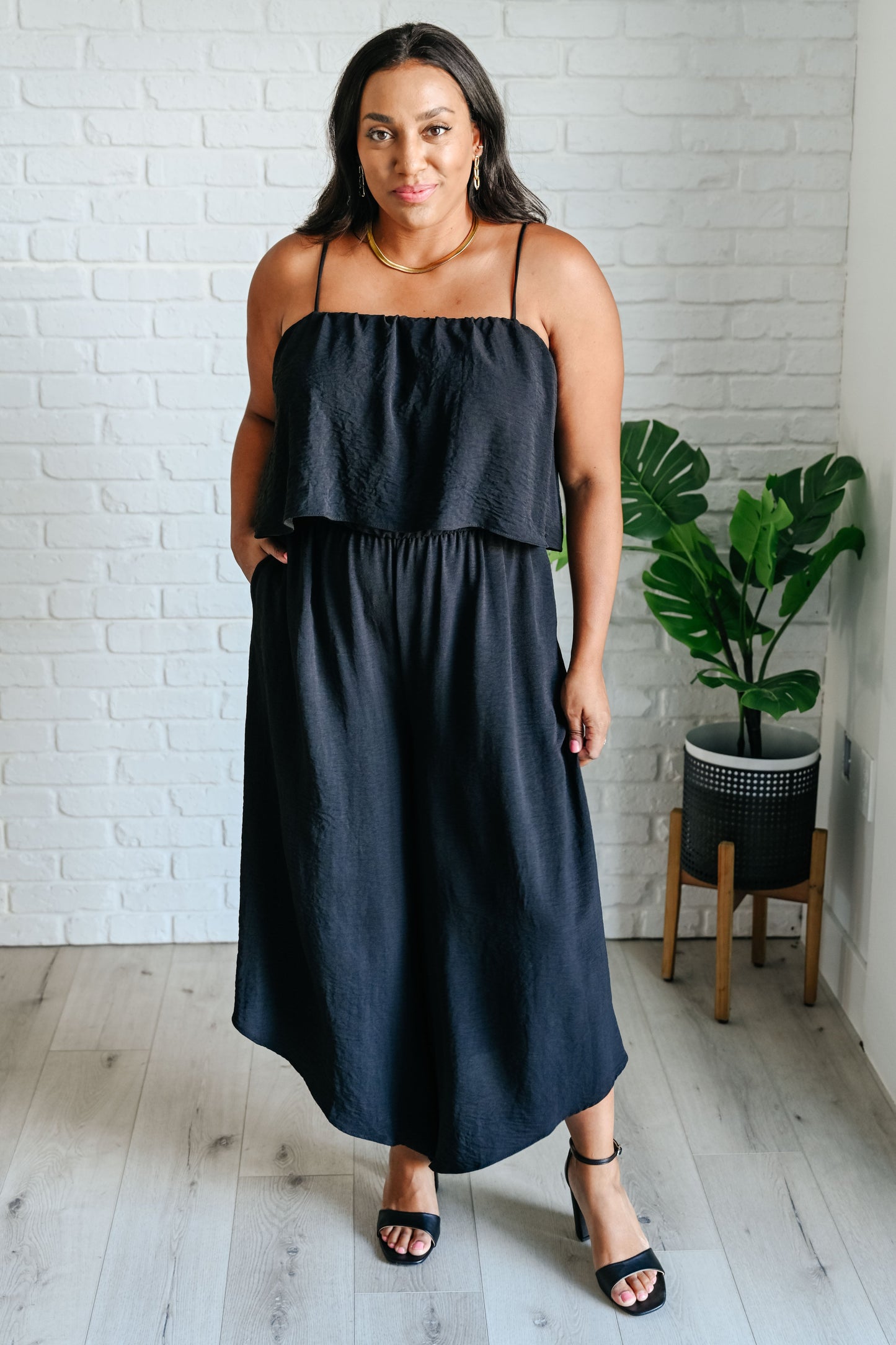 When All is Said and Done Spaghetti Strap Jumpsuit - Sew In Love