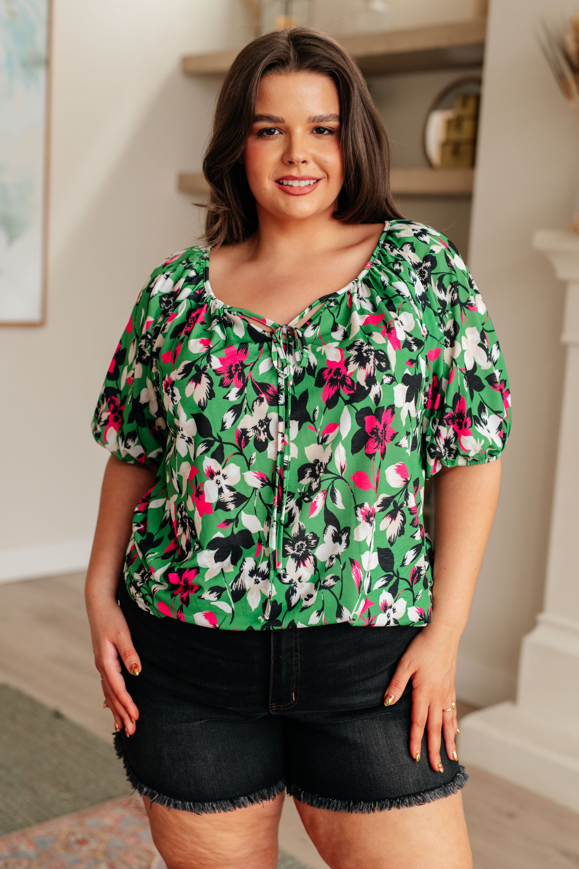 Wild and Bright Floral Top - Shopin LA