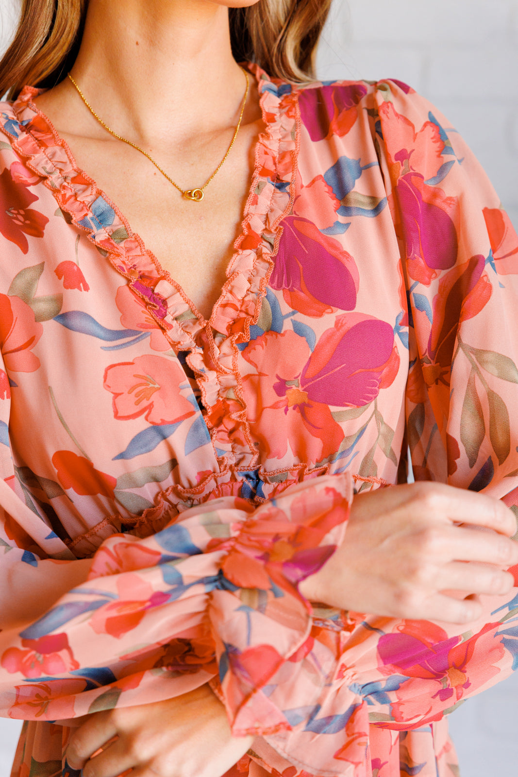 You And Me Floral Dress - Jodifl