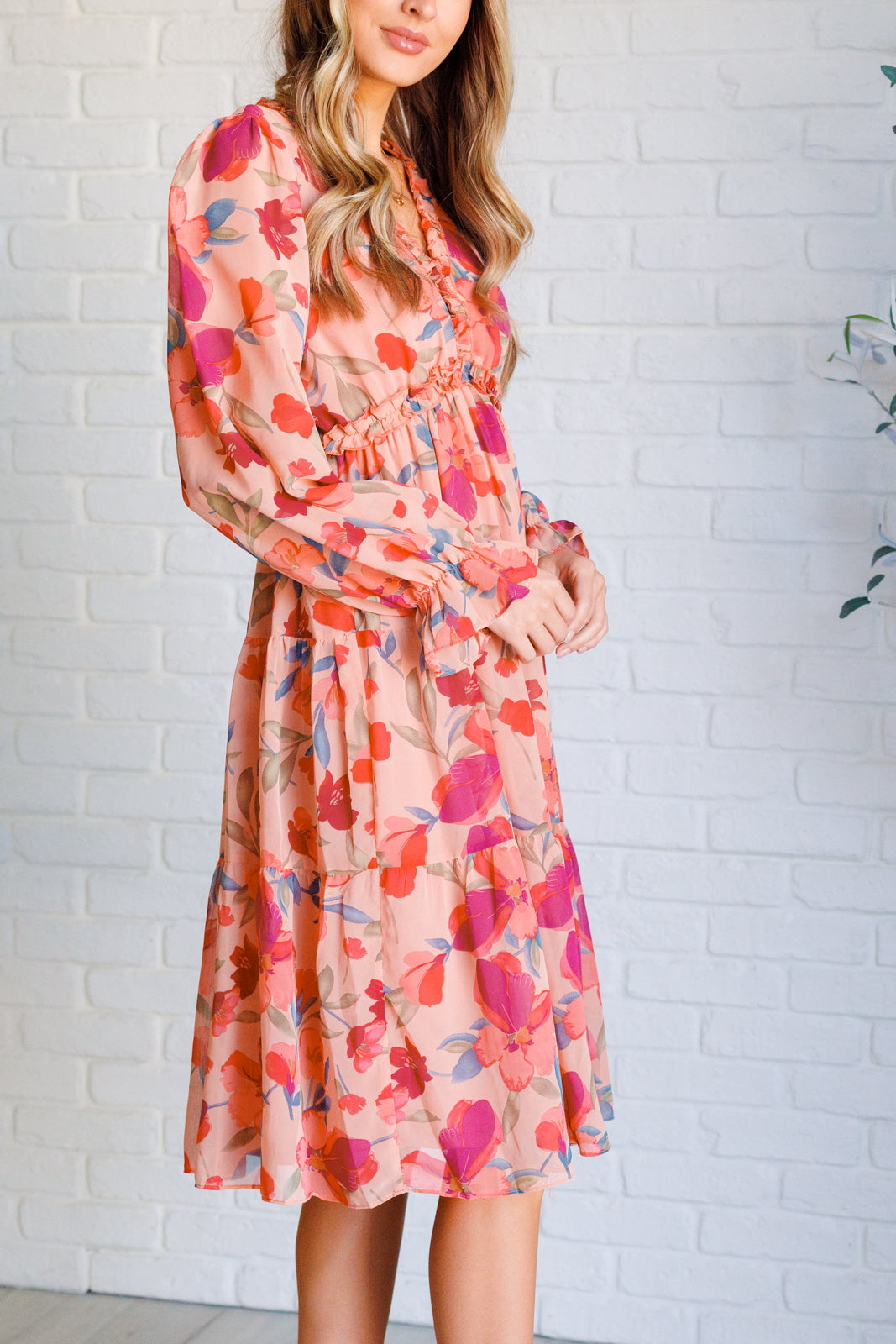 You And Me Floral Dress - Jodifl