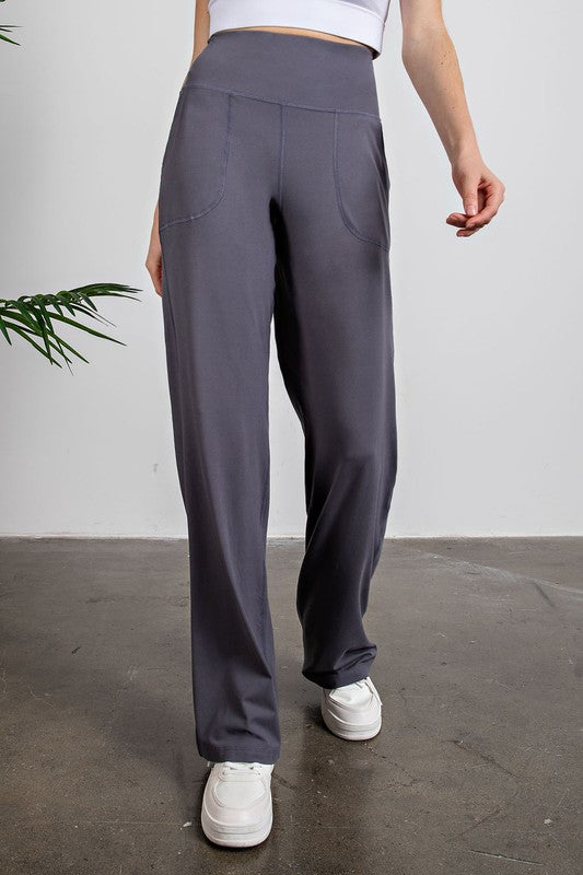 Butter Straight Leg Pants - Rae Mode