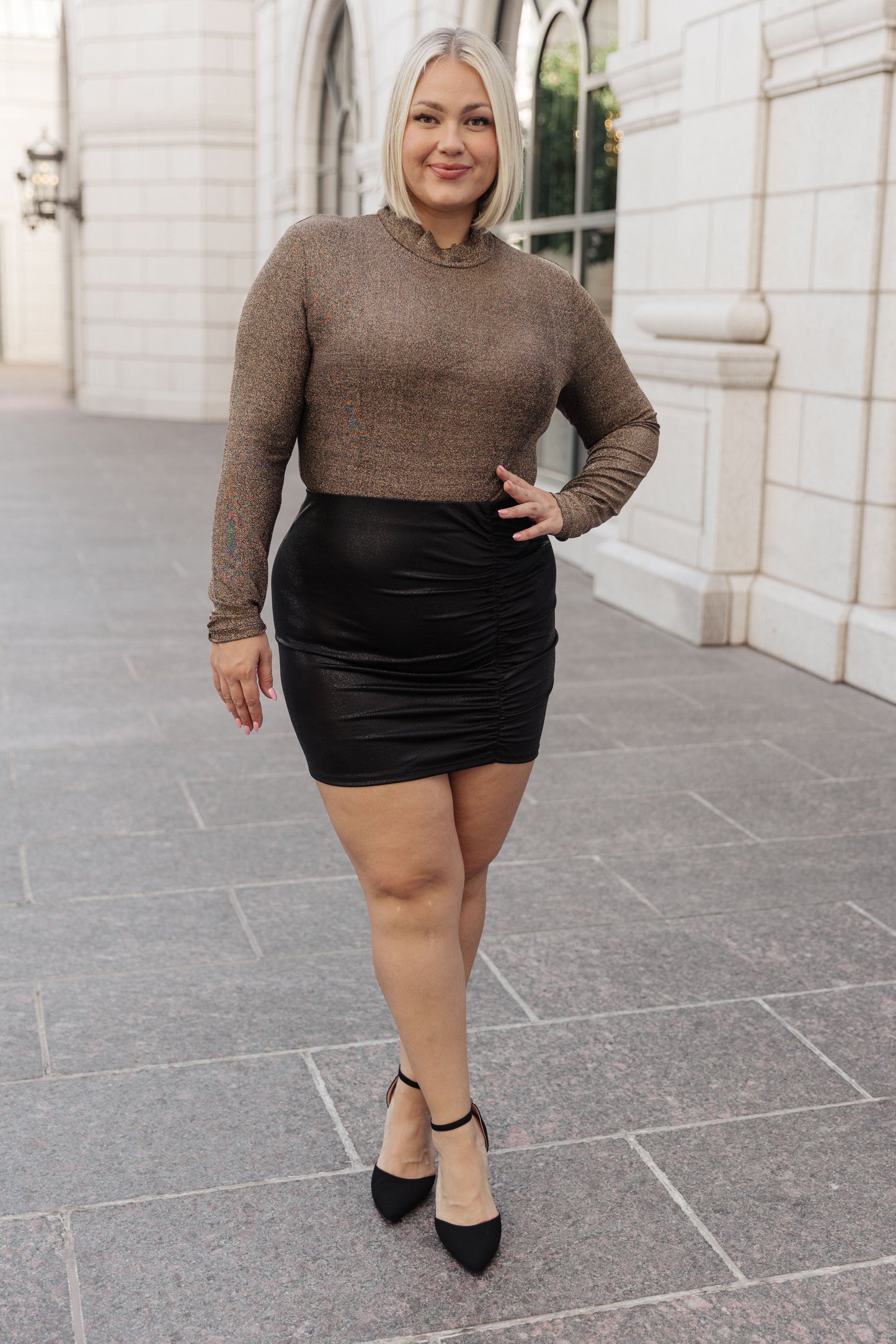 Pretty Mini Pebble Mini Skirt - White Birch