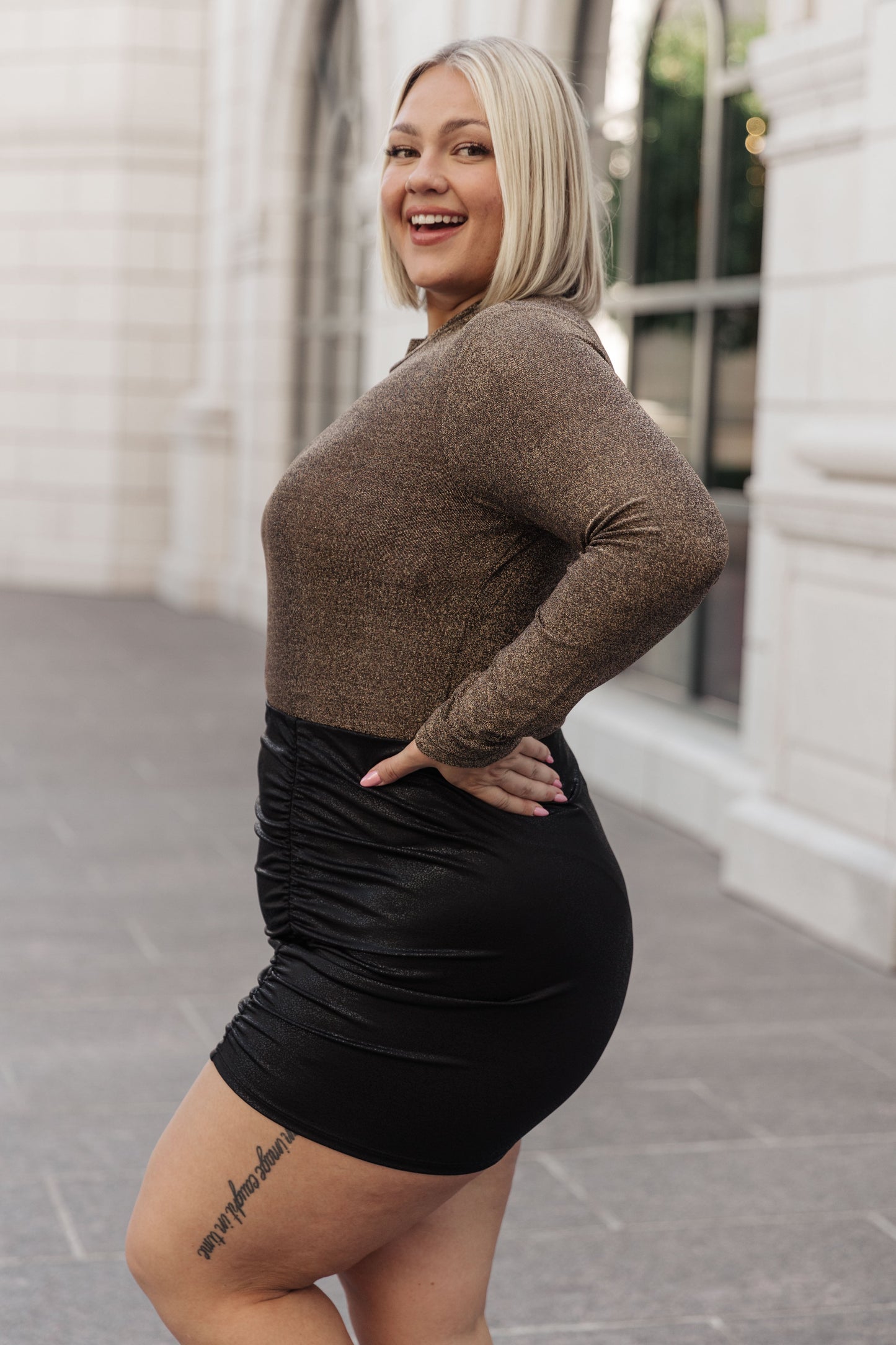 Pretty Mini Pebble Mini Skirt - White Birch