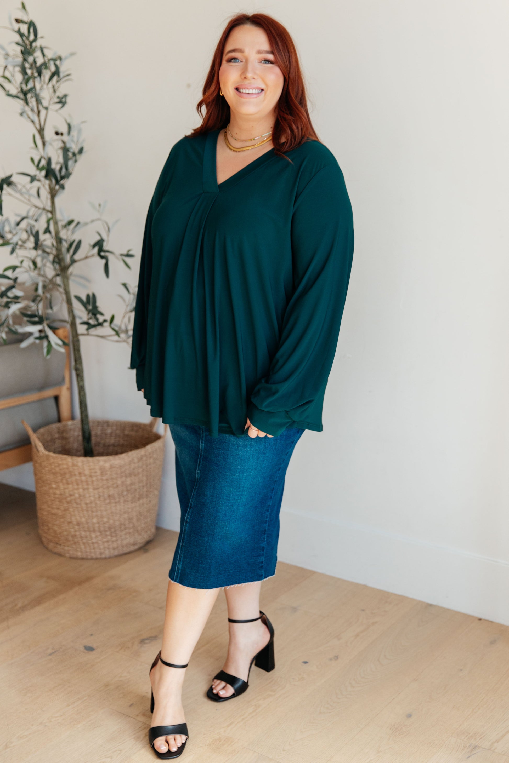 This is Your Song Balloon Sleeve Top - White Birch