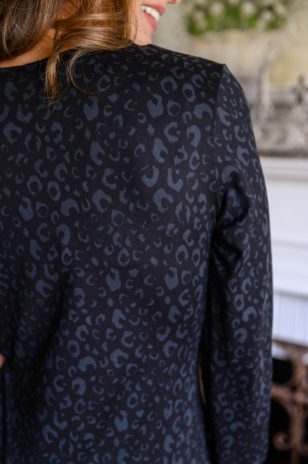Now N Forever Wishful Thinking Animal Print Dress In Black