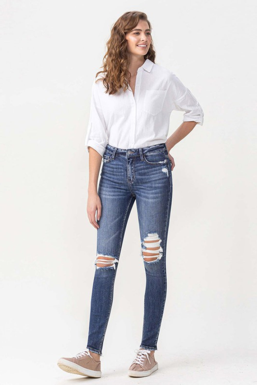 Lovervet Hayden High Rise Skinny Jeans
