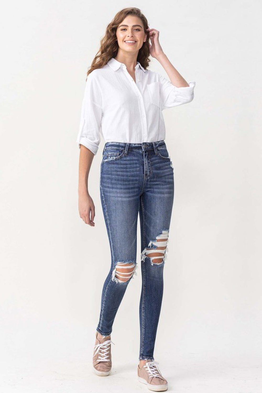 Lovervet Hayden High Rise Skinny Jeans