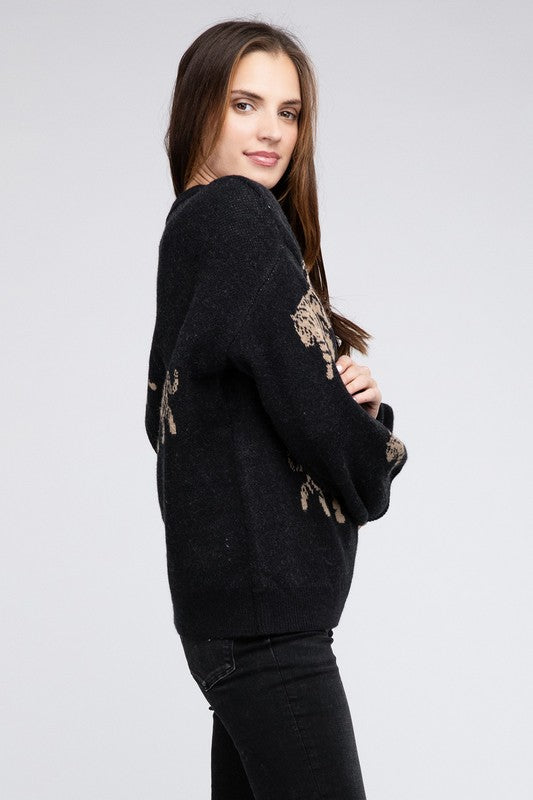 Tiger Pattern Sweater - BiBi