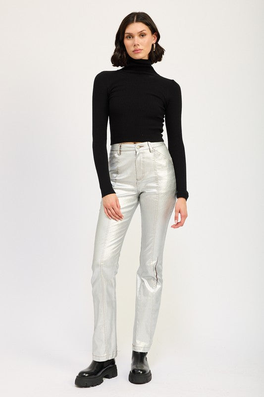 Turtleneck Long Sleeve Top - Emory Park