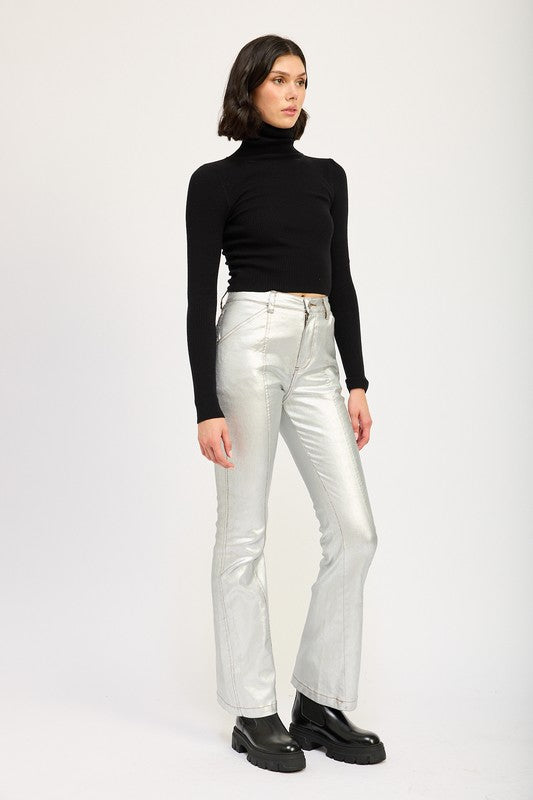 Turtleneck Long Sleeve Top - Emory Park