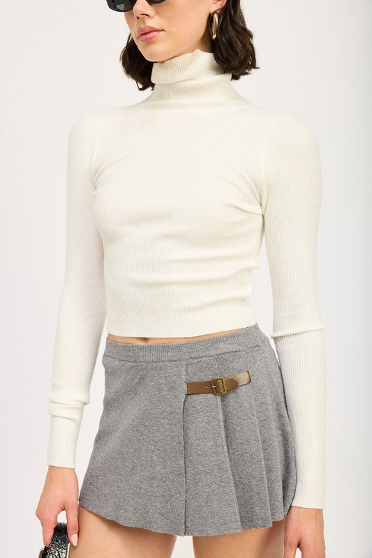 Turtleneck Long Sleeve Top - Emory Park