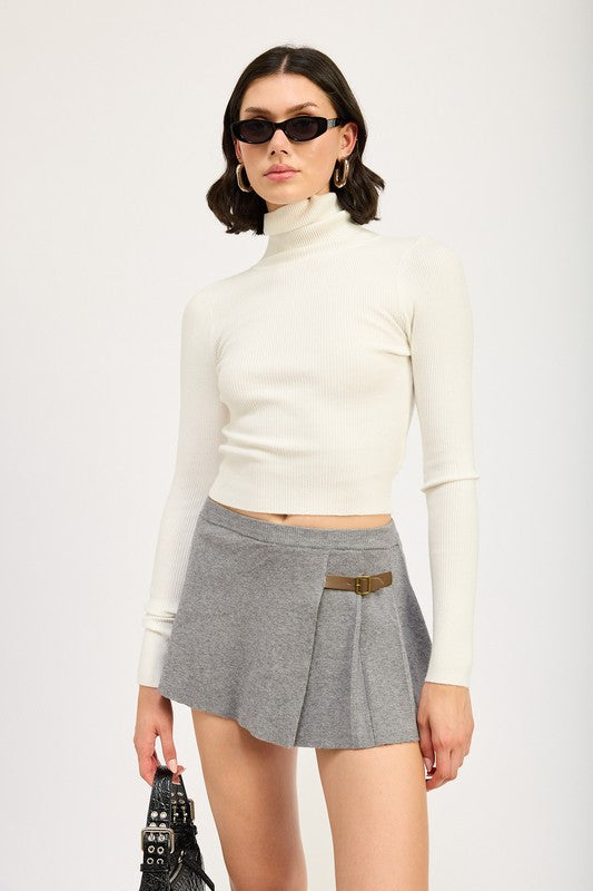 Turtleneck Long Sleeve Top - Emory Park