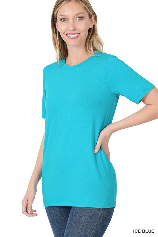 Short Sleeve Round Neck Tee - Zenana