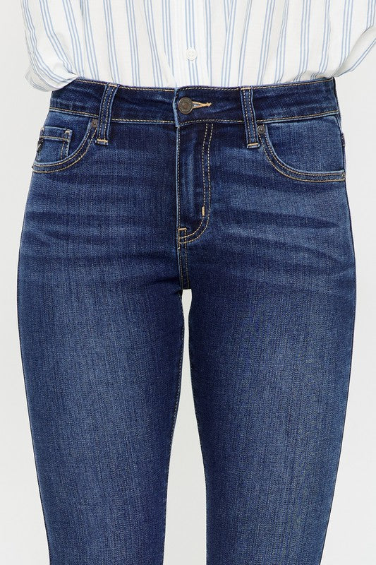 Mid Rise Ankle Skinny Jeans - Kancan