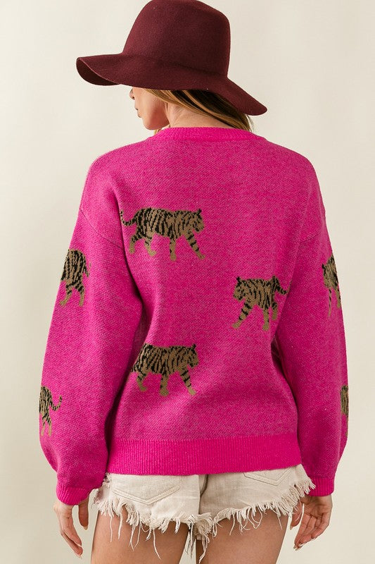 Tiger Pattern Sweater - BiBi