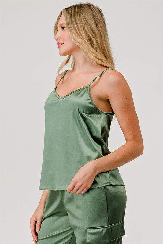 Satin Tank Top - GeeGee