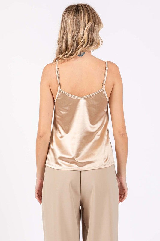 Satin Tank Top - GeeGee