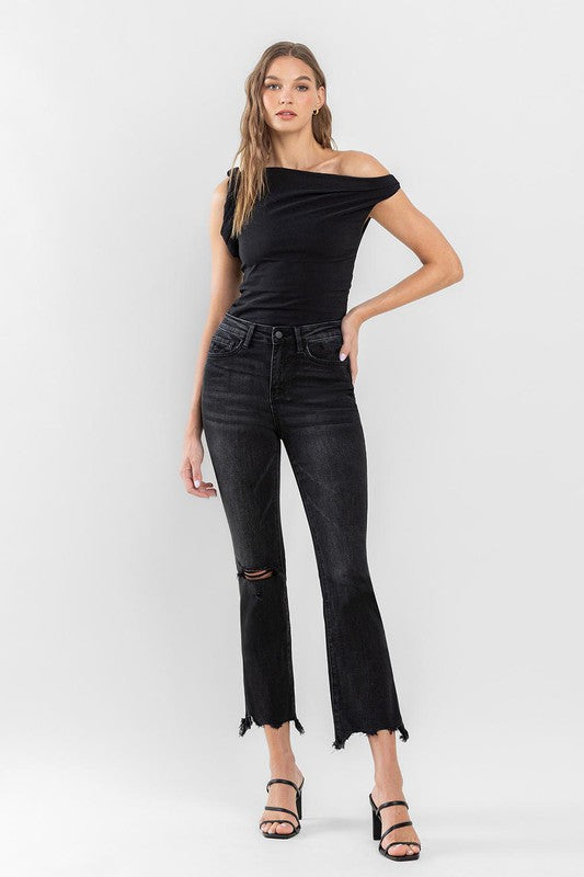 High Rise Ankle Bootcut Jeans - Flying Monkey