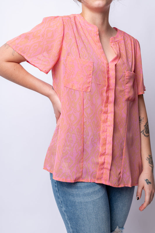 Let Me See You Do It Shawl Neckline Blouse - Like Love