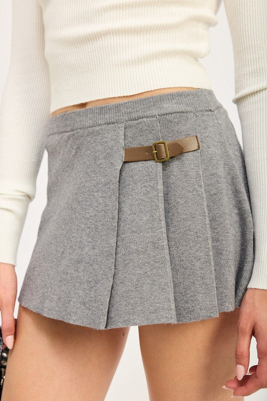 Pleated Mini Skort - Emory Park