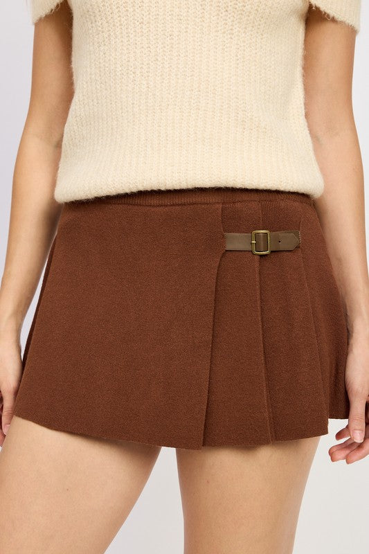 Pleated Mini Skort - Emory Park