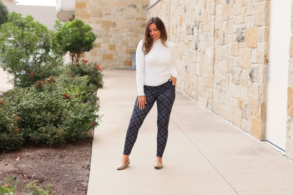 The Jillian Plaid Leggings