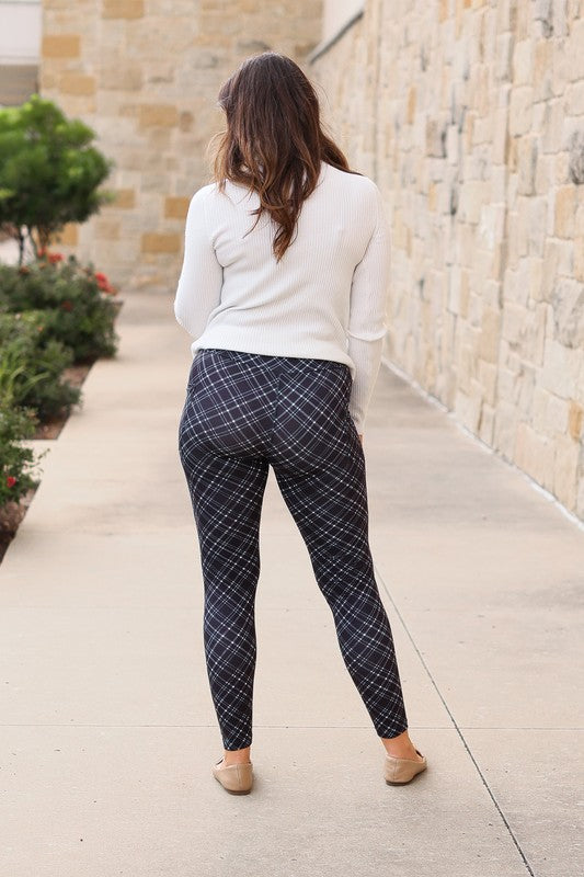 The Jillian Plaid Leggings